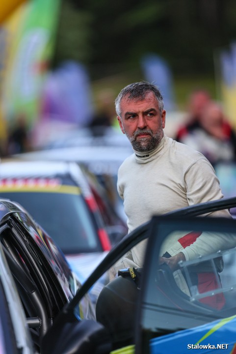 Krzysztof Faraś na wyścigu Limanowa -Przełęcz pod Ostrą.