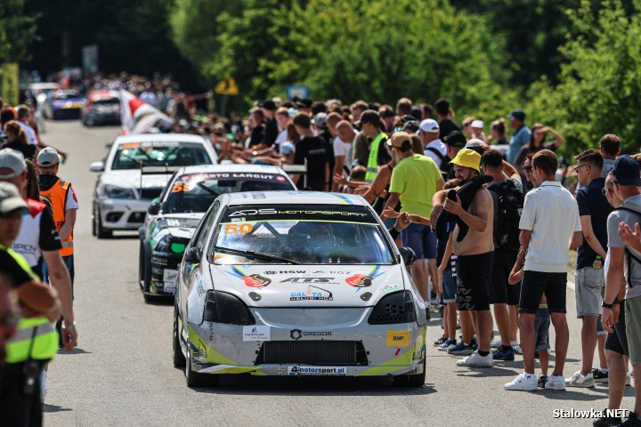 Krzysztof Faraś na wyścigu Limanowa -Przełęcz pod Ostrą.