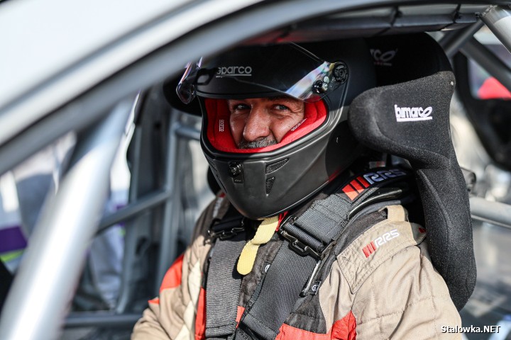 Krzysztof Faraś na wyścigu Limanowa -Przełęcz pod Ostrą.