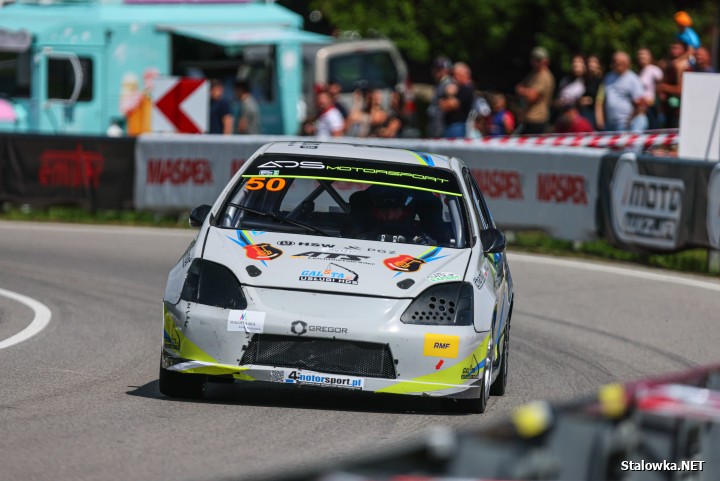 Krzysztof Faraś na wyścigu Limanowa -Przełęcz pod Ostrą.