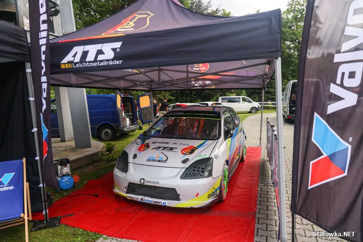 Krzysztof Faraś na wyścigu Limanowa -Przełęcz pod Ostrą.