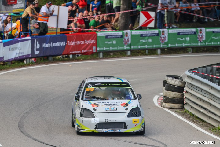 Krzysztof Faraś na wyścigu Limanowa -Przełęcz pod Ostrą.