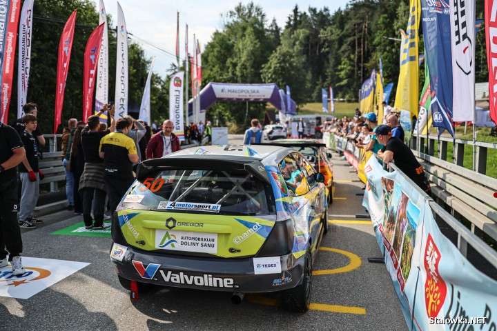 Krzysztof Faraś na wyścigu Limanowa -Przełęcz pod Ostrą.