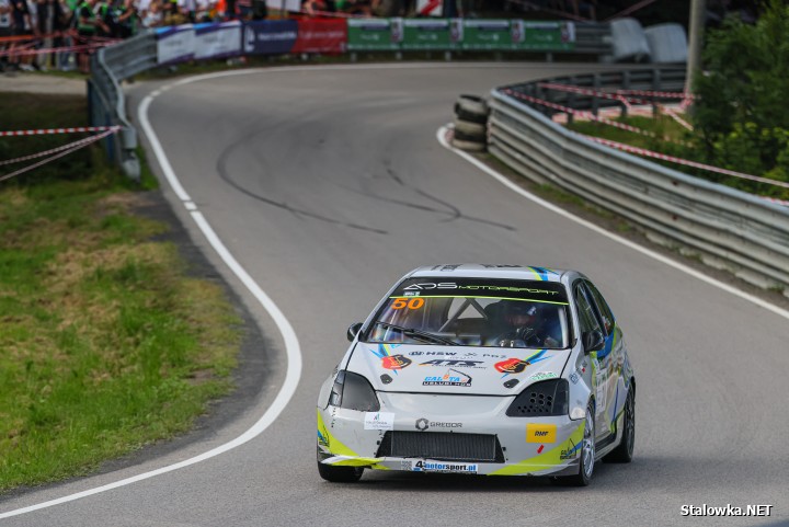 Krzysztof Faraś na wyścigu Limanowa -Przełęcz pod Ostrą.