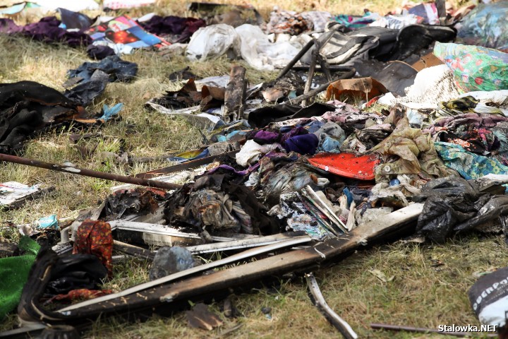 Stalowa Wola: pożar w bloku na Okulickiego.