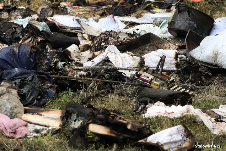 Stalowa Wola: pożar w bloku na Okulickiego.