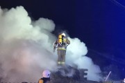 Nocny pożar w Skowierzynie. Palił się budynek gospodarczy.