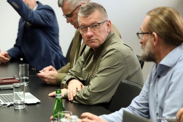 Spotkanie w sprawie strefy gospodarczej w Nadleśnictwie Rozwadów.