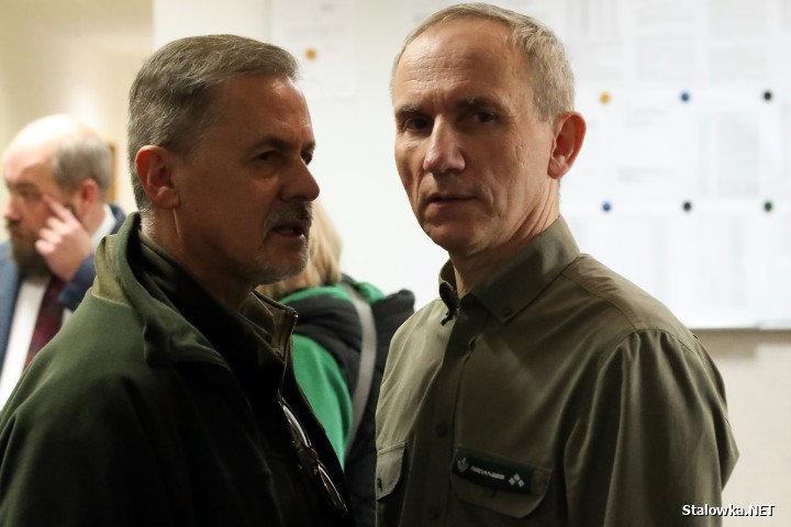 Spotkanie w sprawie strefy gospodarczej w Nadleśnictwie Rozwadów.