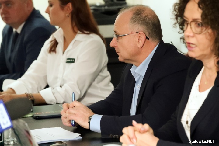 Spotkanie w sprawie strefy gospodarczej w Nadleśnictwie Rozwadów.