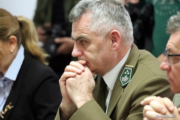 Spotkanie w sprawie strefy gospodarczej w Nadleśnictwie Rozwadów.