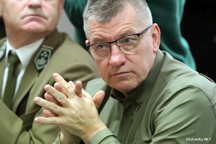 Spotkanie w sprawie strefy gospodarczej w Nadleśnictwie Rozwadów.