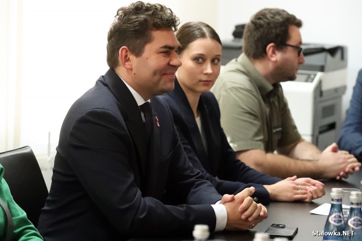 Spotkanie w sprawie strefy gospodarczej w Nadleśnictwie Rozwadów.