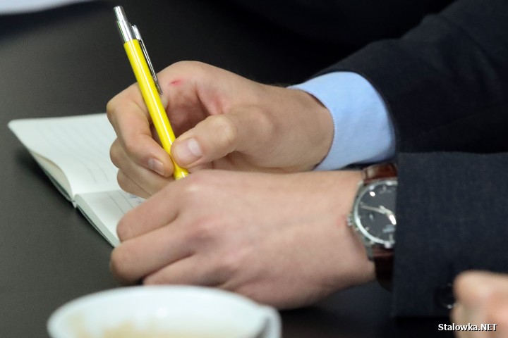 Spotkanie w sprawie strefy gospodarczej w Nadleśnictwie Rozwadów.