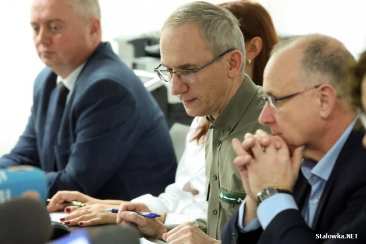 Spotkanie w sprawie strefy gospodarczej w Nadleśnictwie Rozwadów.