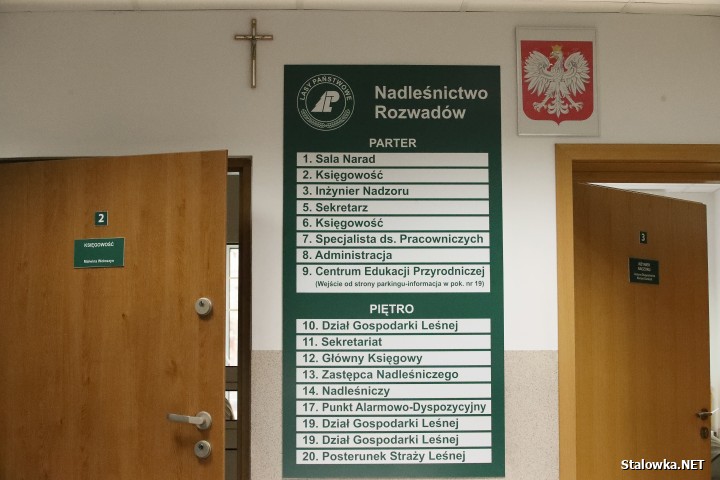 Spotkanie w sprawie strefy gospodarczej w Nadleśnictwie Rozwadów.