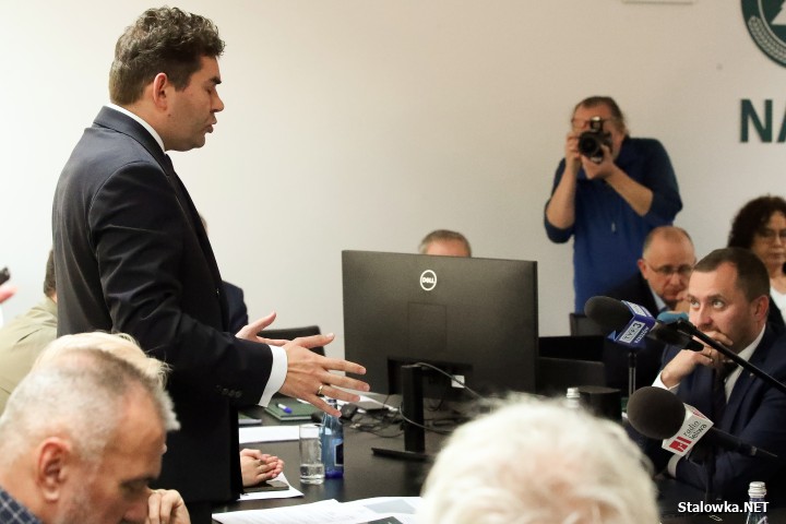 Spotkanie w sprawie strefy gospodarczej w Nadleśnictwie Rozwadów.