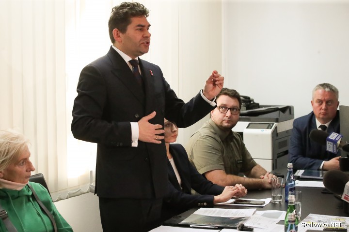 Spotkanie w sprawie strefy gospodarczej w Nadleśnictwie Rozwadów.