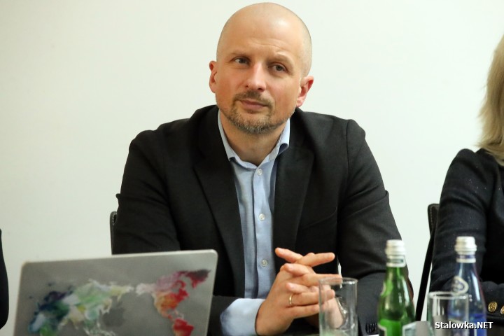 Spotkanie w sprawie strefy gospodarczej w Nadleśnictwie Rozwadów.