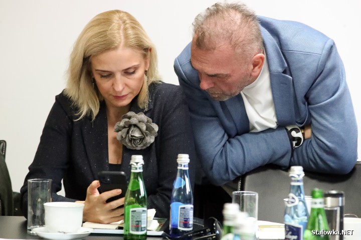 Spotkanie w sprawie strefy gospodarczej w Nadleśnictwie Rozwadów.