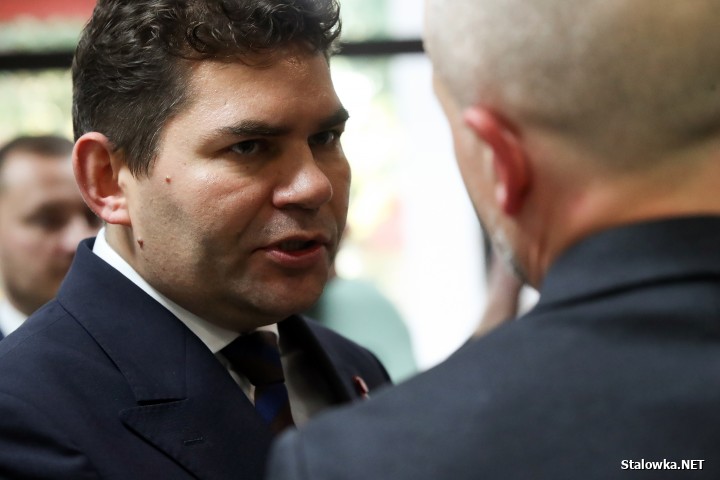 Spotkanie w sprawie strefy gospodarczej w Nadleśnictwie Rozwadów.