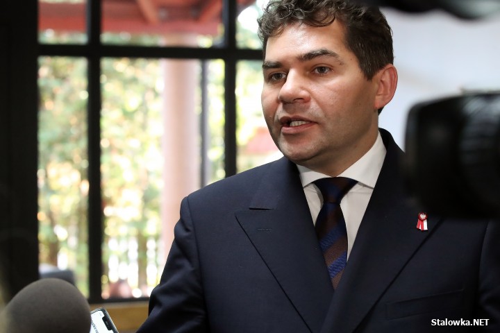 Spotkanie w sprawie strefy gospodarczej w Nadleśnictwie Rozwadów.