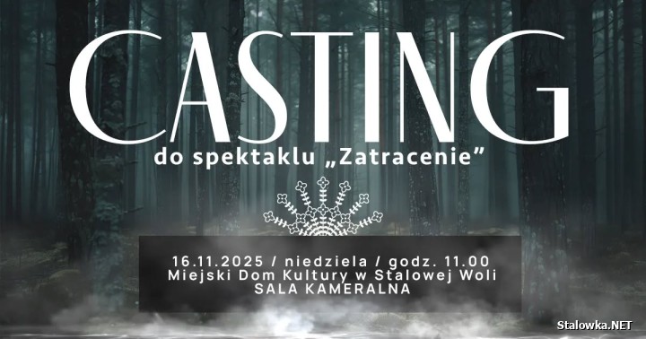 Casting do spektaklu Zatracenie.
