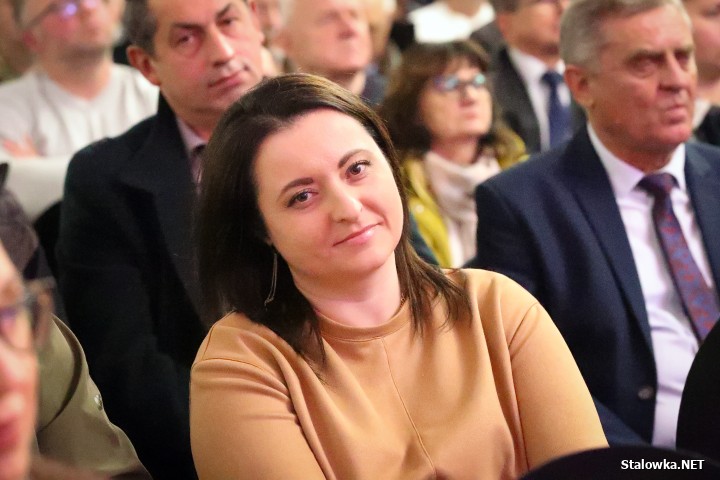 Morawiecki i Obajtek na spotkaniu w Stalowej Woli.