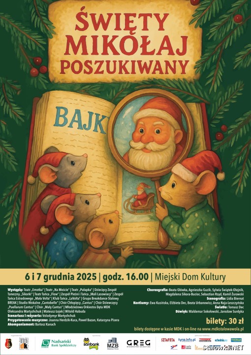 Święty Mikołaj - poszukiwany.