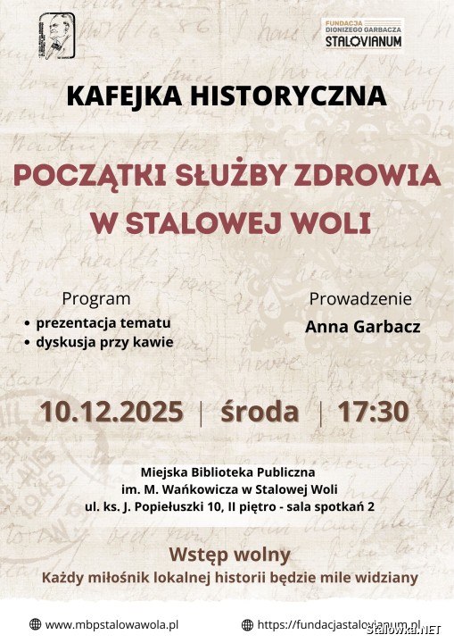 Początki stalowowolskiej służby zdrowia.