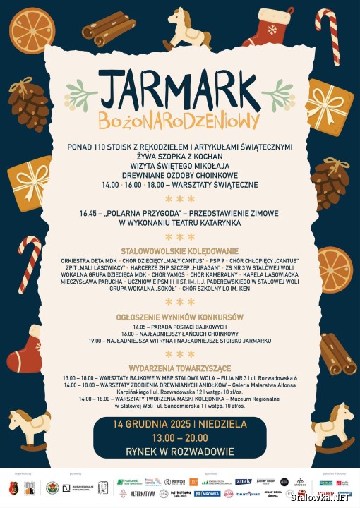 Od godziny 13.00 na odwiedzających czekać będzie ponad 110 stoisk z bogatym wyborem rękodzieła, ozdób, świątecznych wypieków oraz pomysłów na wyjątkowe prezenty.
