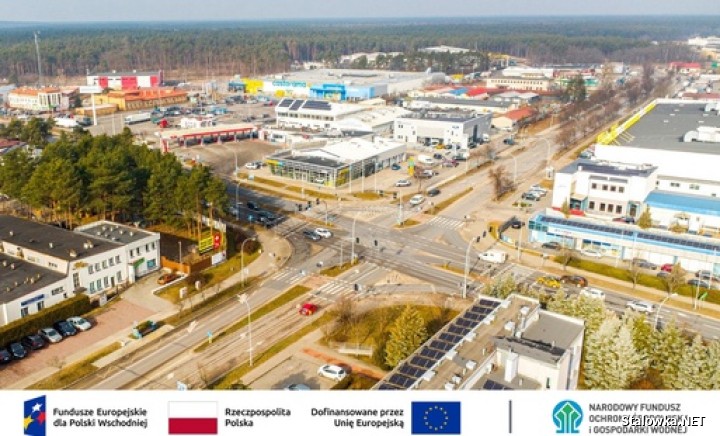 Budowa systemu retencji wód opadowych przy ul. Niezłomnych.