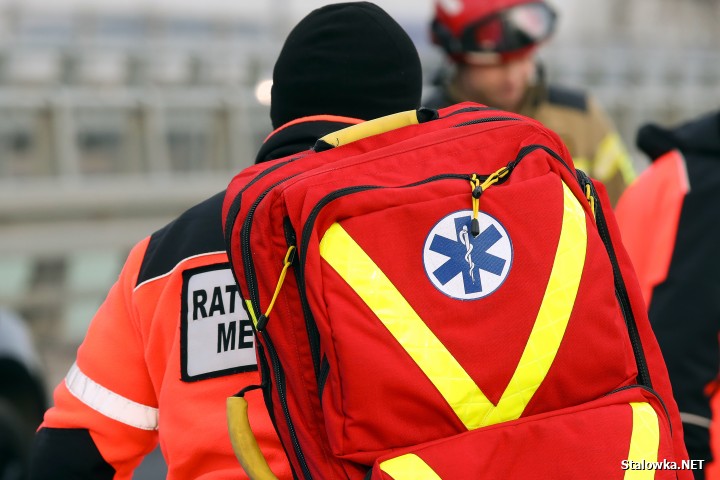 Na wiadukcie na ulicy Komisji Edukacji Narodowej w Stalowej Woli doszło do wypadku z udziałem skutera.