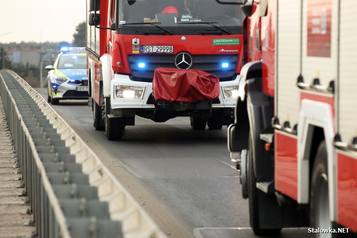 Na wiadukcie na ulicy Komisji Edukacji Narodowej w Stalowej Woli doszło do wypadku z udziałem skutera.