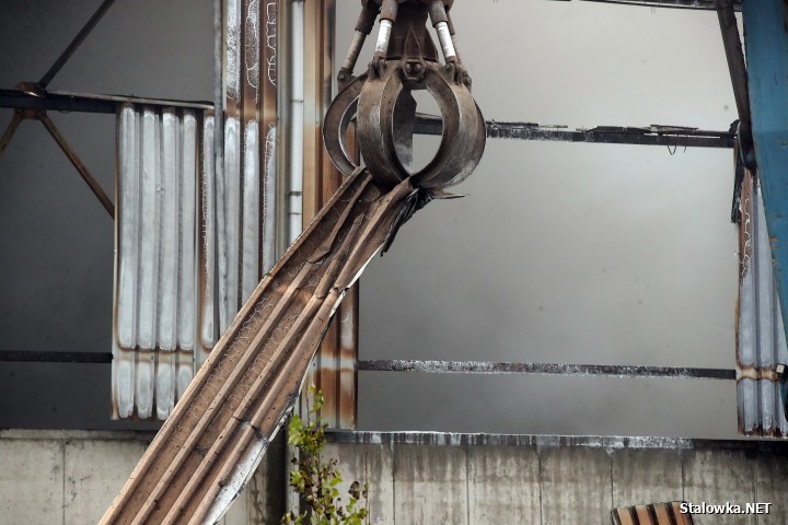 Pożar hali z paliwami alternatywnymi.