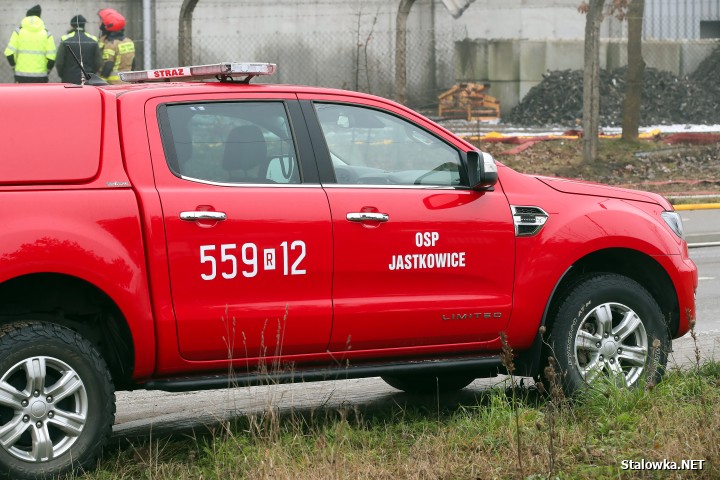 Pożar hali z paliwami alternatywnymi.