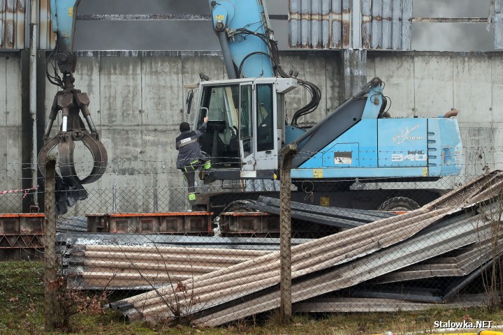 Pożar hali z paliwami alternatywnymi.