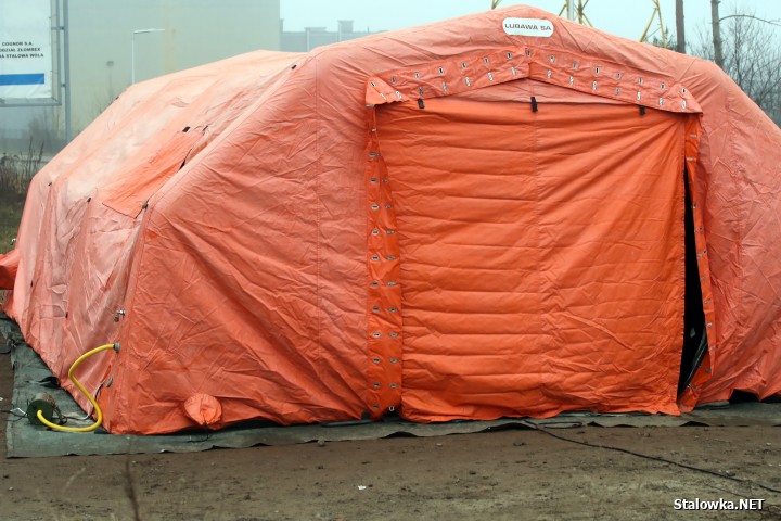 Pożar hali z paliwami alternatywnymi.