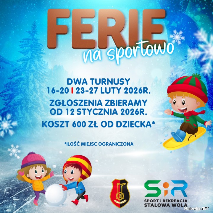 Stalowa Wola: ferie na sportowo 2026.