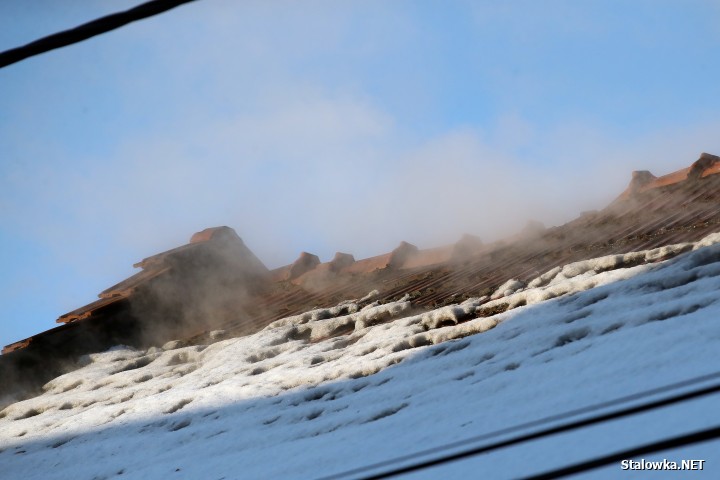 Pożar domu na ulicy Zielonej w Stalowej Woli.
