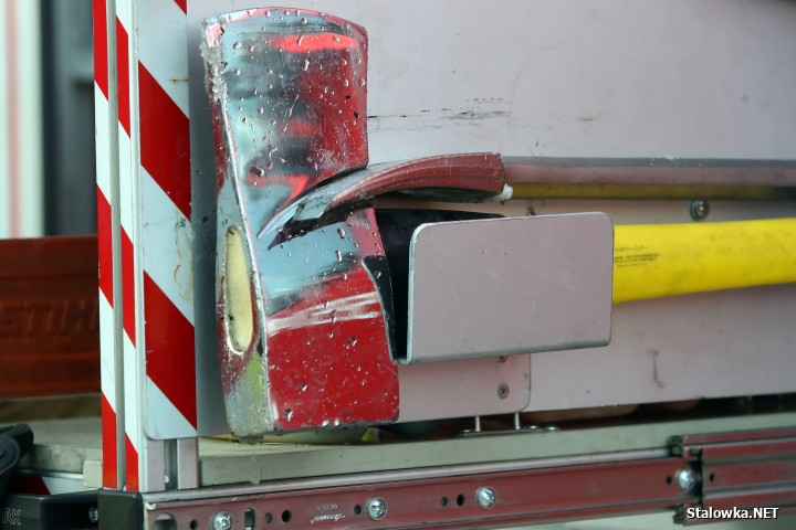 Pożar domu na ulicy Zielonej w Stalowej Woli.