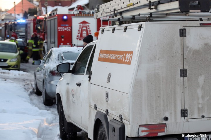 Pożar domu na ulicy Zielonej w Stalowej Woli.