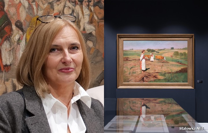 Marta Marek, kuratorka wystawy pt. Jak maki mieniące. Kobiety w malarstwie Włodzimierza Tetmajera.