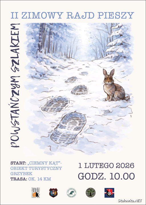 Powstańczym szlakiem - II Zimowy Rajd Pieszy.