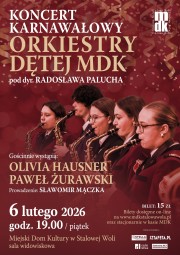 Koncert karnawałowy Orkiestry Dętej MDK.