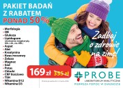 Pakiet 17 badań z rabatem -50% w Probe.