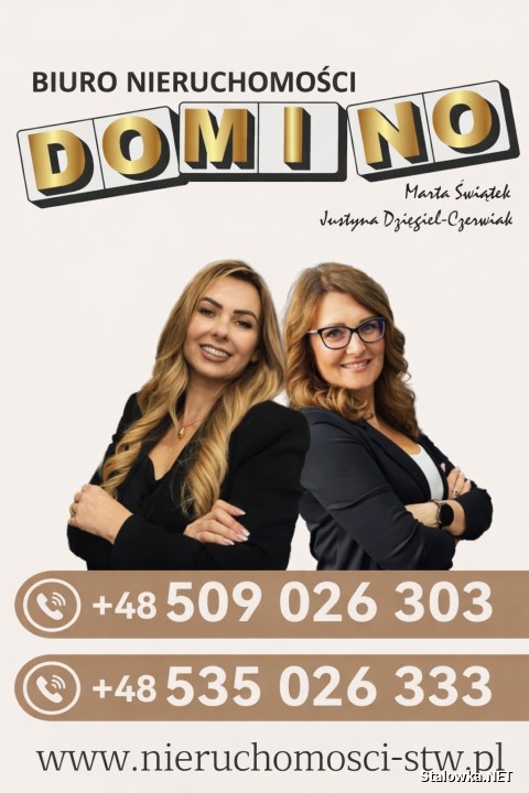 Rozmowa z Justyną Dzięgiel-Czerwiak i Martą Świątek Biuro Nieruchomości DOMINO.