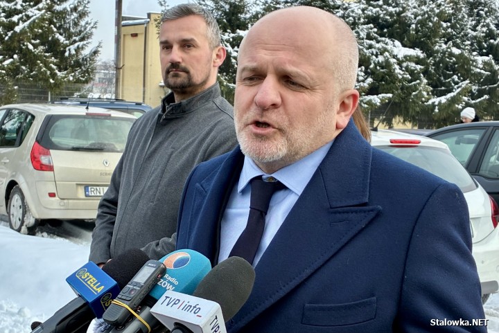 Konferencja prasowa członków Platformy Obywatelskiej w sprawie programu SAFE.