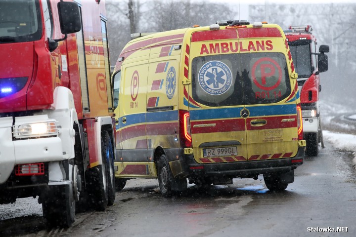 W jednym z zakładów doszło do wybuchu butli z amoniakiem.