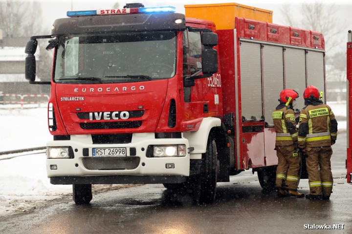 W jednym z zakładów doszło do wybuchu butli z amoniakiem.